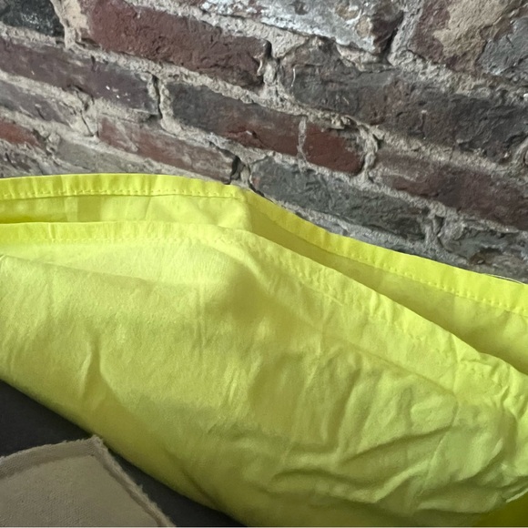 Skies Are Blue Neon Yellow Blouse - Picture 7 of 8